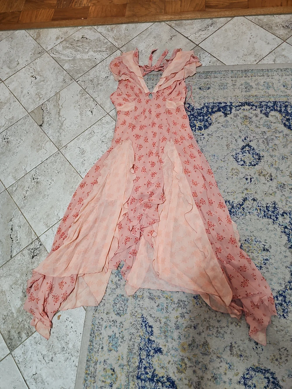 Free People Joaquin Midi Dress Size S